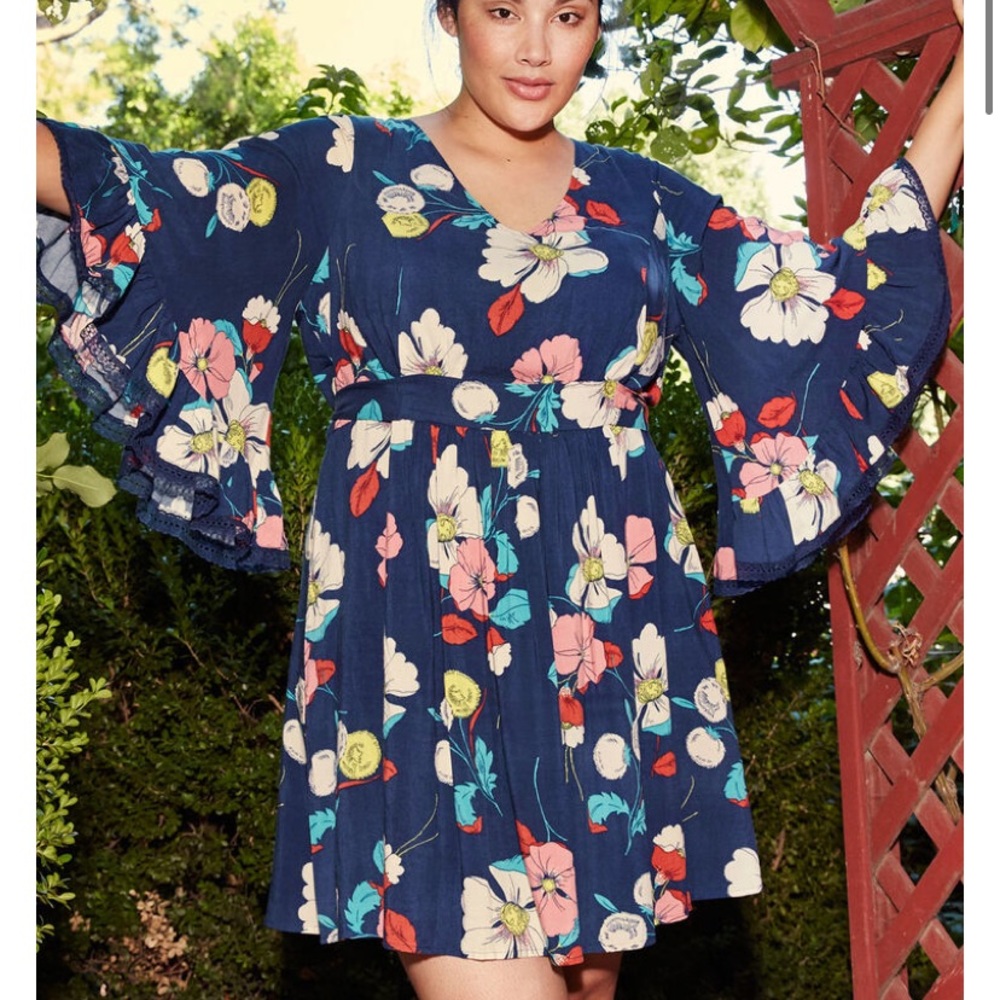 NWOT Rare ModCloth “Through the Bluebells” dress